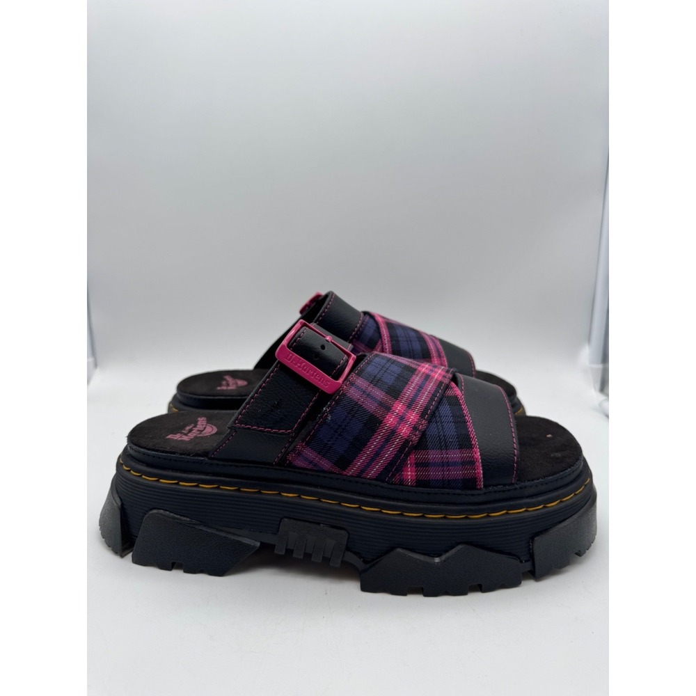 Dr.‎ Martens  MATTISON SLIDE SLIP ON SANDALS  Black / Pink UK 5/ US L 7